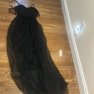 Brand new black corset dress never worn prom dress